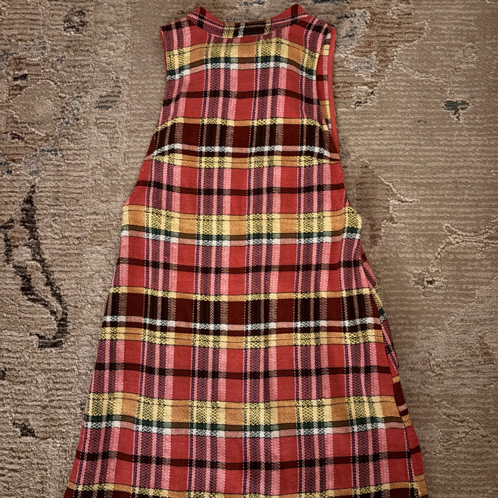 Free People walk the walk plaid dress - Picture 4 of 6